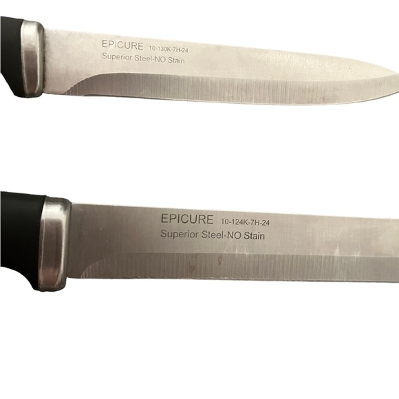 Hampton Forge Epicure Superior Steel No Stain 8” Slicer & 5” Utility Knife Set - Picture 8 of 8